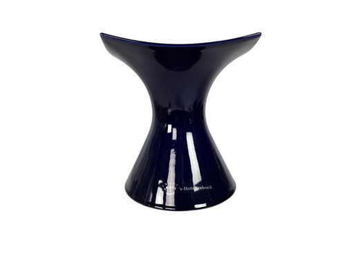 Cor Unum - XL Bouquet vase - Zweitse Landsheer - cobalt blue - 80s