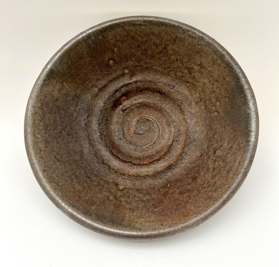 Image 1 of Piatto/ciotola in ceramica da studio, smalto rustico, 26 cm