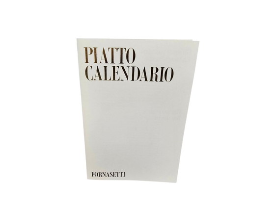 Image 1 of Piero Fornasetti - calendario in porcellana - firmato - edizione limitata - 2016