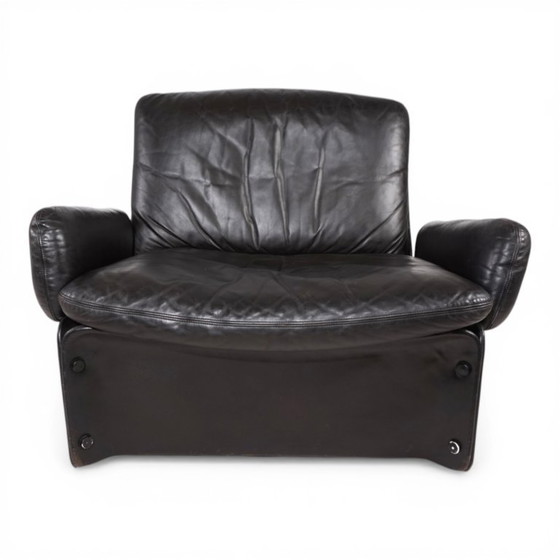 Image 1 of Fauteuil lounge en cuir Carl Straub, 1970