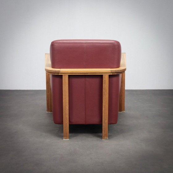 Image 1 of Een paar Hemingway-fauteuils van Hugo de Ruiter, Nederland, jaren 90.
