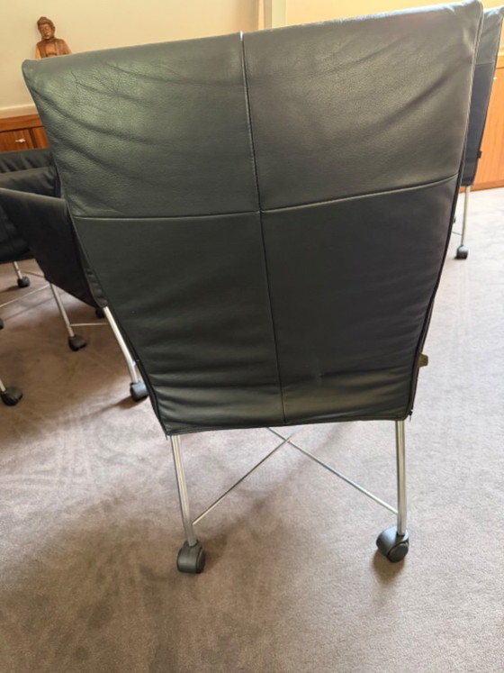 Image 1 of Montis Chaplin black dining chair 16 pieces