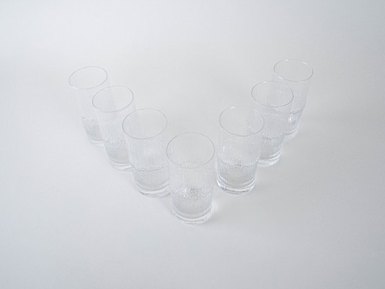 Image 1 of Set Niva glazen, Fins design, jaren 70, ontwerper: Tapio Wirkkala, fabrikant: Iittala