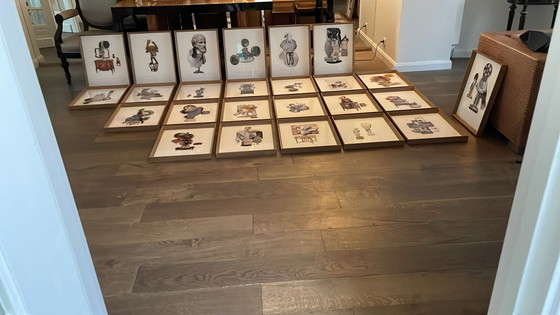 Image 1 of Les Deux Garçons Collage "Vingt-Cinq" (Unicum) with Anniversary Book