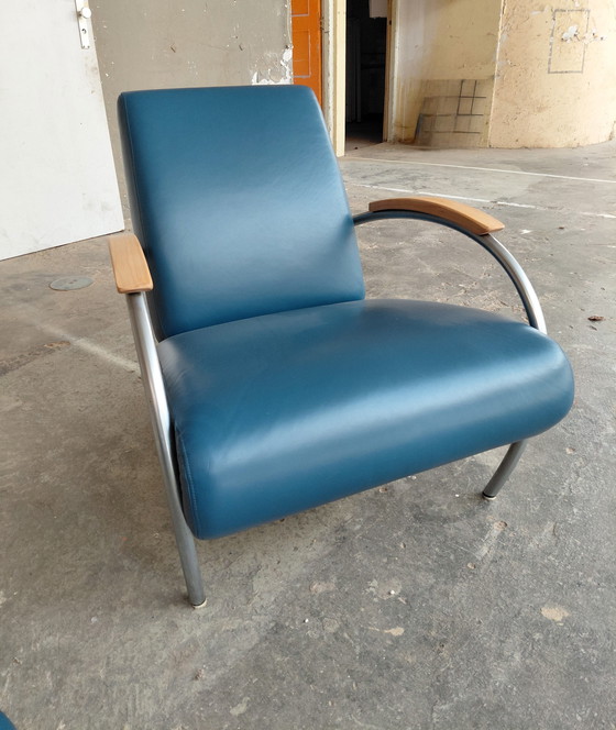 Image 1 of Gueldre 5470 | Cuir bleu vintage