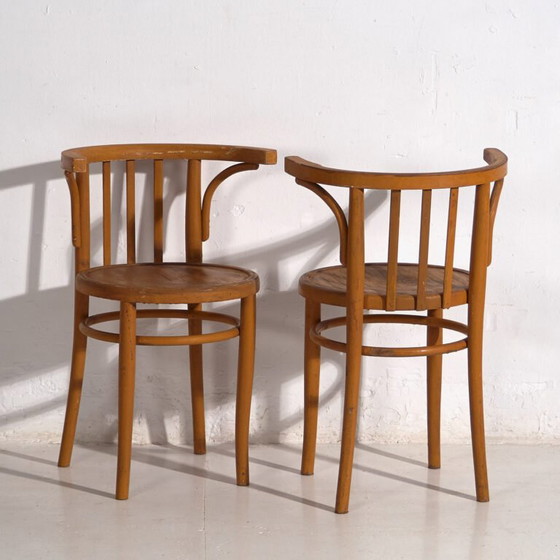 Antique armchairs Thonet (c.1920). Set of 2 pieces #9 (photo 7 of 18)