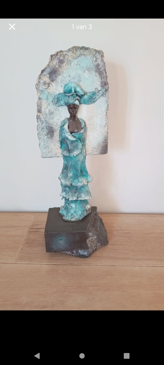 Sculpture Unique Faite Main – Techniques Mixtes – Moderne & Ethnique – Objets déco, Other (photo 4 of 6)
