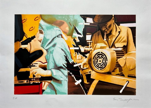 Serigrafía de Eric Dordregter