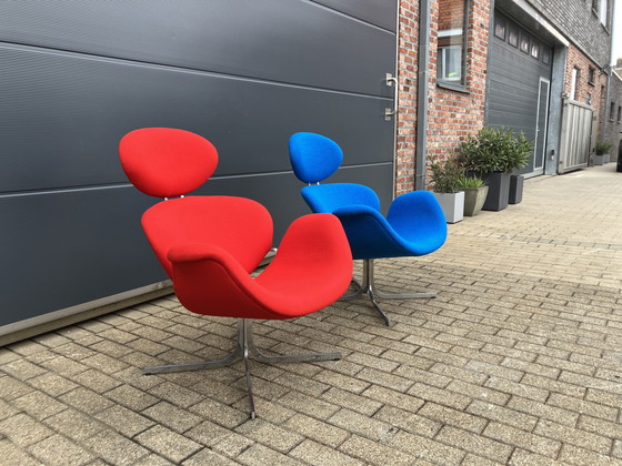 Image 1 of 2x Artifort Big Tulip 1e Editie 1958 Pierre Paulin Onberispelijke Nieuwstaat!!