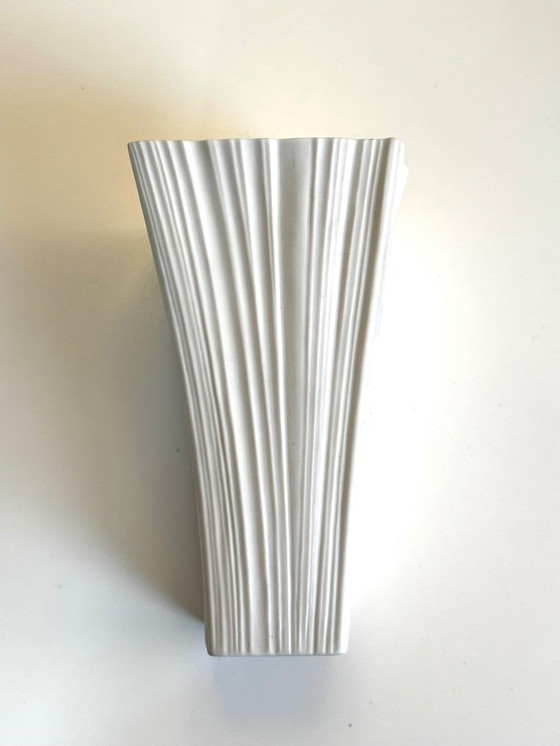 Image 1 of 3 Rosenthal Studio-Linie pleated vase Martin Freyer 