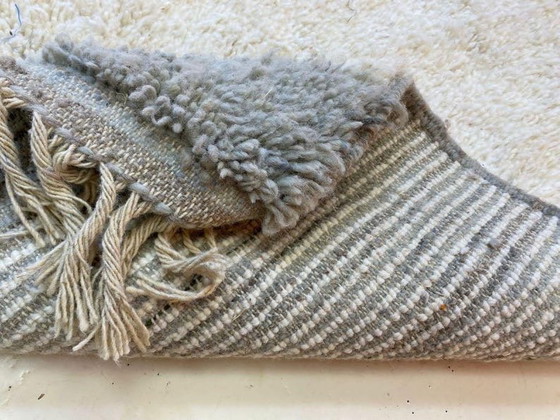 Alfombra tradicional tejida a mano de lana natural, tamaño 2/3 m. – Aime Té, Wool (photo 4 of 9)