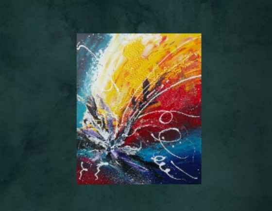 Image 1 of Vesuv – Originalgemälde des Künstlers 2Luss'Art