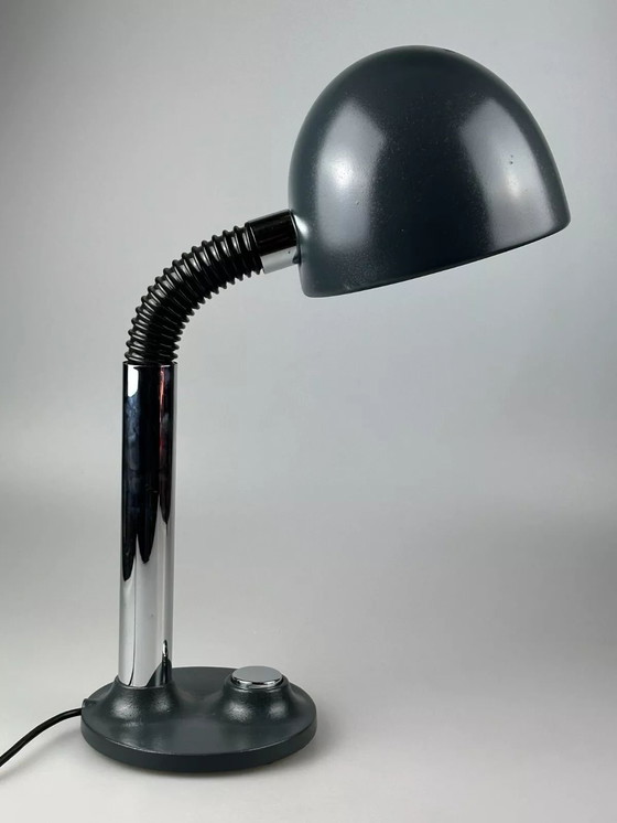 Image 1 of Lampada da tavolo anni '60-'70 Egon Hillebrand lampada a sfera design in metallo Space Age