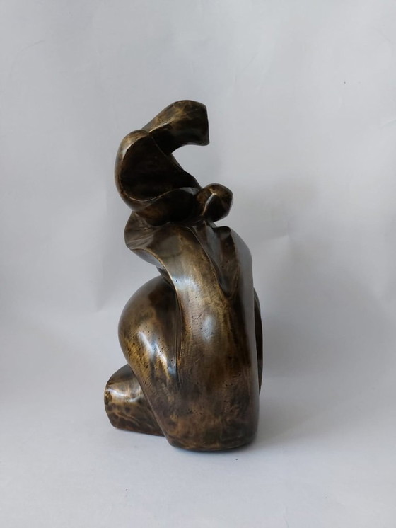 Image 1 of scultura astratta in legno