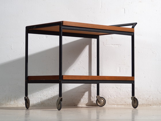 Carrito de servicio antiguo OPAL – Alemania, circa 1960 – Carritos de bar, Wood, polished steel (photo 15 of 40)