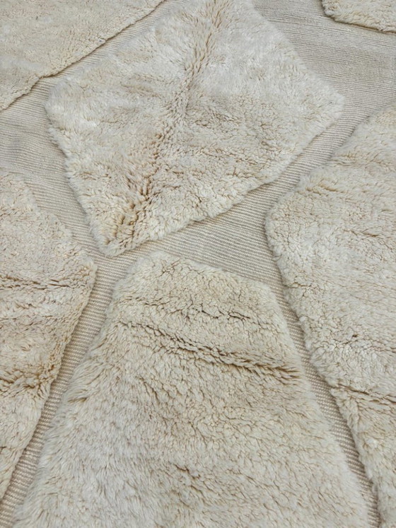 Image 1 of Luxuriöser, maßgefertigter Teppich 3 x 2 Meter, marokkanischer Berberteppich, einzigartiger weißer Teppich