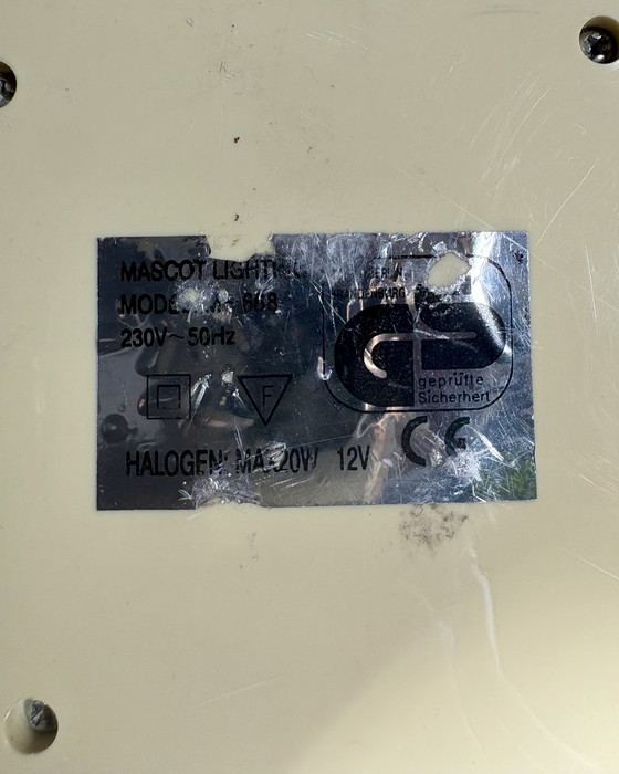 Image 1 of Beautiful vintage telescopic desk lamp in butter yellow / retro beige