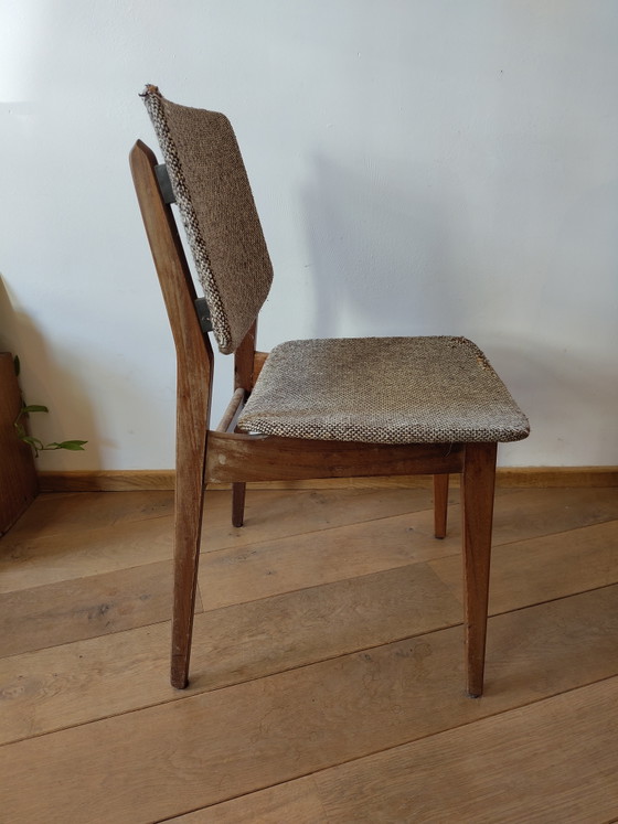 Chaise rétro au design danois – Chaises & fauteuils, Textile, Wood (photo 4 of 6)