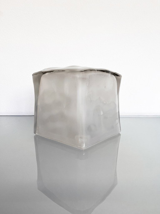 Vintage IKEA iviken Icecube table lamp