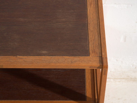 Vintage side table in wood – Central Europe, circa 1960 – Mid Century Modern (photo 40 of 40)
