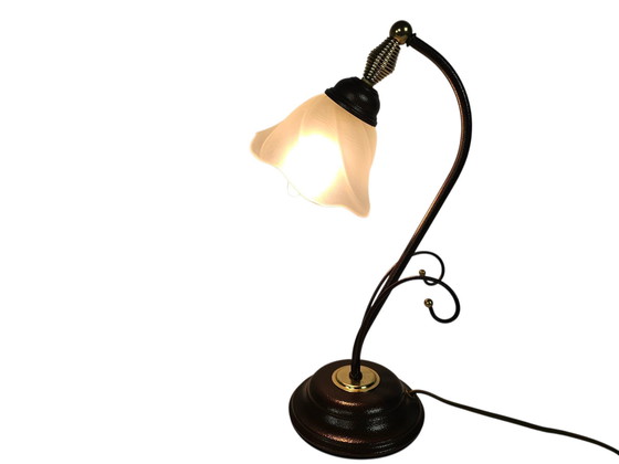 Image 1 of Massive - AF Cincuanta Italie - lampe à poser - lampe lustre - lampe de table - métal - verre - 90's