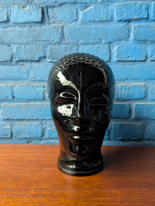 Vintage-Glasmannequinkopf