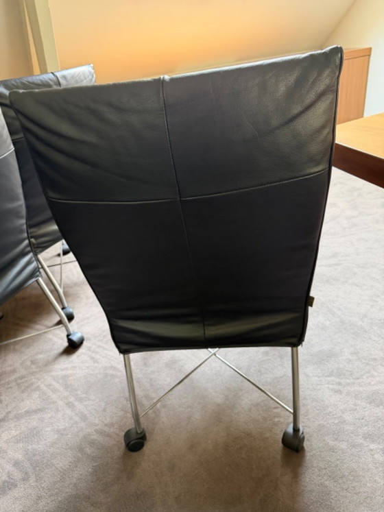 Image 1 of Montis Chaplin black dining chair 16 pieces