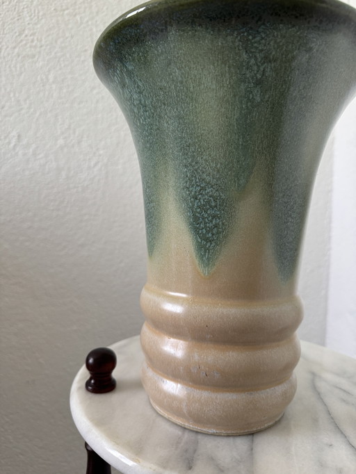 Vase Art Déco Grès Flammé