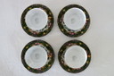 4 Yamasen fine porcelain cups and saucers Japan
