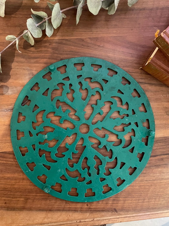 Salvamentel de hierro fundido verde – Accesorios de mesa, Cast Iron (photo 3 of 3)