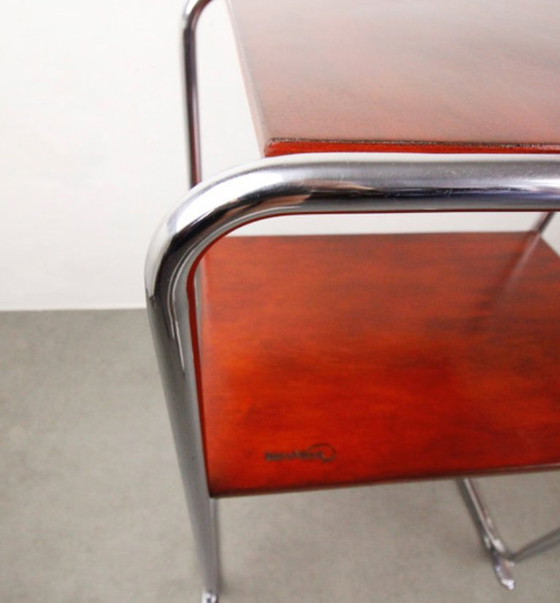 Image 1 of Tavolo Bauhaus in cromo di Marcel Breuer "Carmin piccolo"