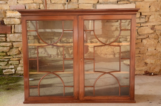 Image 1 of English-style bookcase display cabinet