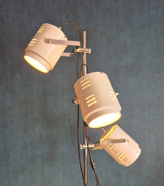 Image 1 of Vintage floor lamp - Herda / 3 spotlights - 1970s
