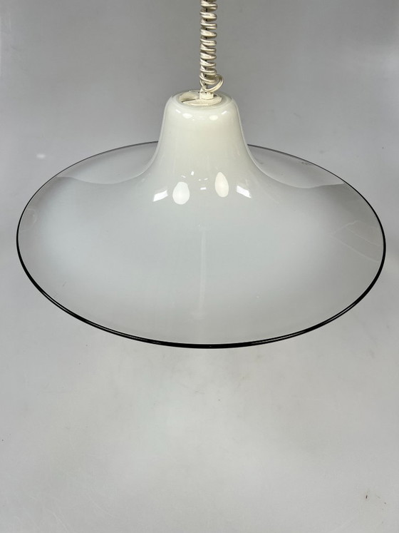 Image 1 of Vintage Murano Glass Pendant Lamp, Renato Toso for Leucos Italy, 1970s