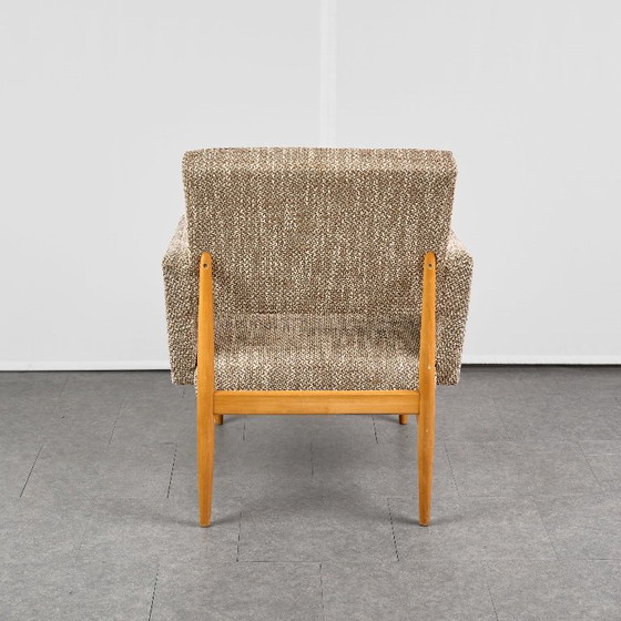 Poltrona vintage, TON, anni '60, Cecoslovacchia – Poltrone, Tessile, Legno (photo 6 of 11)