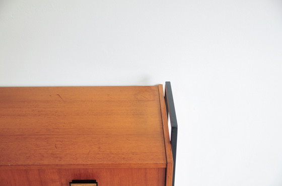 Image 1 of vintage 1950s shoe cabinet