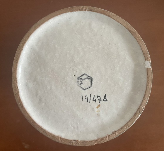 Image 1 of Guido Gambone pour de Bijenkorf - Vase vintage en céramique modèle 14/478