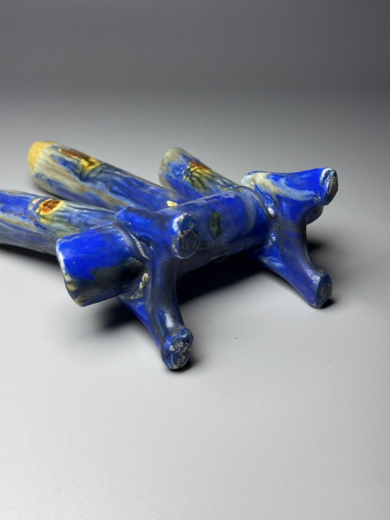 Art Deco Pique-Fleurs by Faïencerie de Thulin, Belgium – Vases, Ceramic (photo 9 of 12)