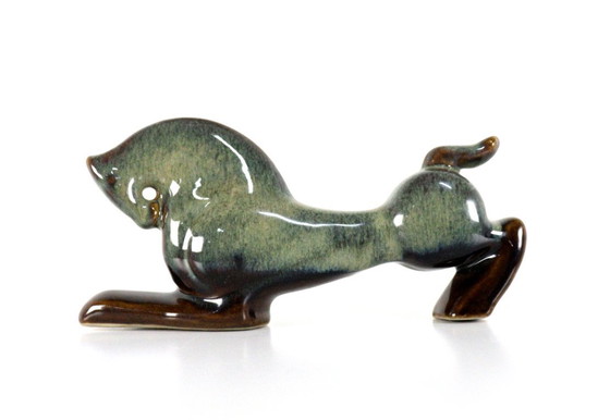 Image 1 of Vintage ceramic mid - Century horse