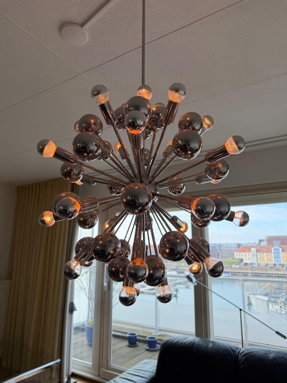 Lampada a Sospensione Sputnik Vintage Stile Space Age degli Anni '60 o '70 – Ingo Maurer (photo 10 of 22)