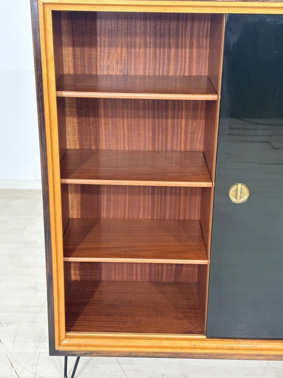 Image 1 of Mid-Century Highboard / Sideboard / Cabinet / Living Room Cabinet / China Cabinet Vintage