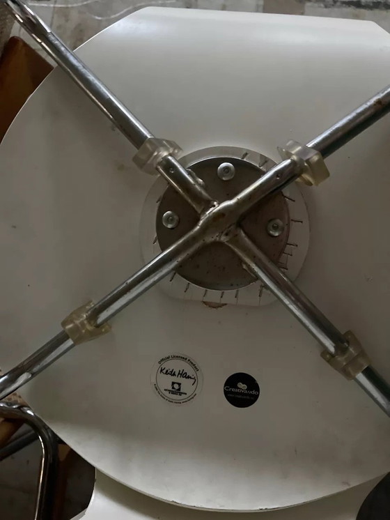 Image 1 of Página 1 de 18 Juego de 4 sillas Keith Haring de Arne Jacobsen para Fritz Hansen