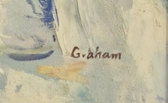 Image 1 of Oil on canvas Graham