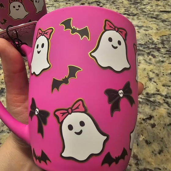 Image 1 of Tazza di cristallo minerale in resina Tazza da caffè in cristallo minerale viola