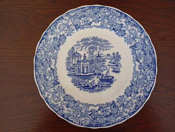 Image 1 of Laveno dessertservies (schaal + 12 borden)