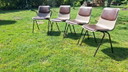4x Vintage Riemersma kantinestoelen – jaren 70