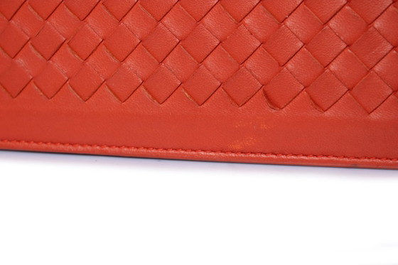 Bottega Veneta, Geldbörse mit Kette aus rotem Leder – Crossbody-Taschen, Calfskin (photo 8 of 12)