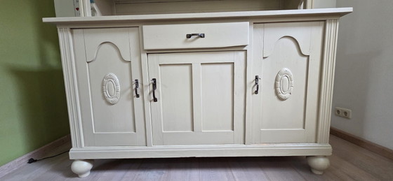 Credenza con vetrina, 2 pezzi – Credenze con vetrina, Legno (photo 3 of 8)