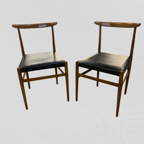 Image 1 of 6 Chaises de salle à manger Mid Century