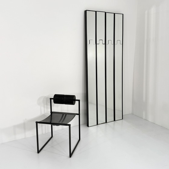 Image 1 of Set of 4 Gronda Mirrors & Coat Racks by Luciano Bertoncini for Elco, 1970s